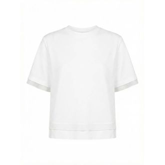 PESERICO Peserico, T-Shirts, female, White, Size: 2XS T-Shirt