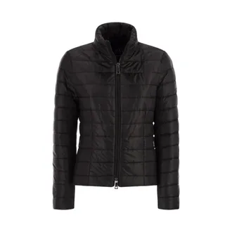 Fay Winter Jackets, female, Black, Size: XS 3-in-1 Double-Breasted Cape