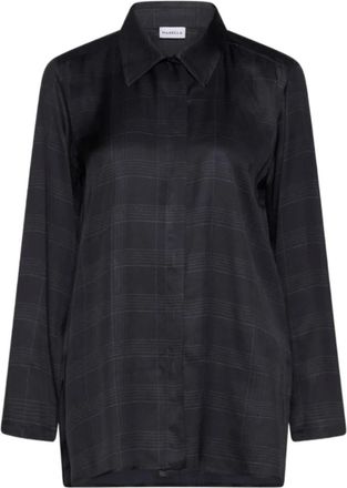Marella Mllballata Geprinte Twill Blouse - Dames - Overhemden - Blauw - S - Overhemden
