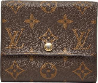 Louis Vuitton Brown Pvc Wallet (Tri-Fold) (Pre-Owned)