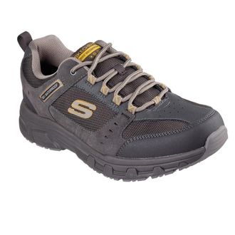 Skechers Mens Oak Canyon Rydell Trekking Low Cut Shoes, Stone Suede/Synthetic/Brown Trim, 10.5 UK