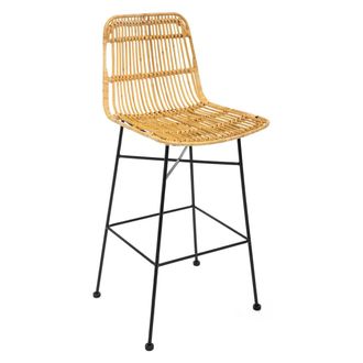 Atmosphera Silla De Bar kubu - Metal Y Rat&aacute;n Atmosphera Cr&eacute;ateur DInt&eacute;rieur