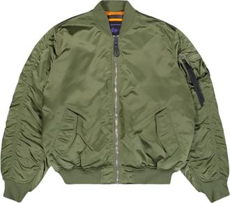 Alpha Industries Ma-1 UV Bomber Jacket - Dames - Bomber jackets - Groen - S - Leer - Jassen