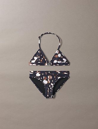 Calvin Klein Bikinis de triángulo para niña - CK Monogram