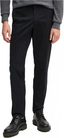 HUGO BOSS Chino broeken - Heren - Chinos - Zwart - 2XL - Katoen - Broeken