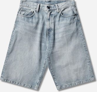 Carhartt Work in Progress Men s Langdon Shorts Blue (Stone Washed)