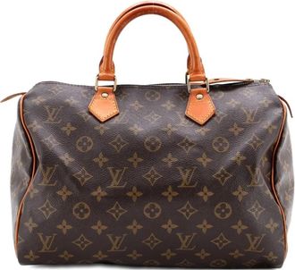 Louis Vuitton Speedy Handbag Monogram Canvas 30 satchel - Bruin