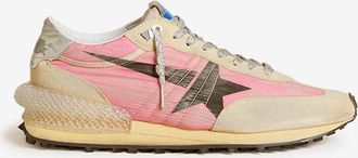 Golden Goose Niedrige Nylon- und Wildledersneakers Running Marathon M2000