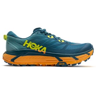Hoka One One Hoka Mafate Speed 3 Synthetic Textile Mens Lace Up Trainers - Coastal Shade Radiant Yellow - Size:UK 10.5