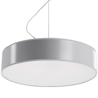 Sollux Lighting L&aacute;mpara de techo gris cloruro de polivinilo alt. 111 cm