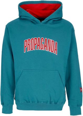 PROPAGANDA College Hoodie Petrol - Heren - Hoodies - Blauw - XL - Katoen - Hoodies & sweatvesten
