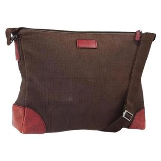 Gucci Pre-owned Cross Body Bags, female, Brown, Size: ONE SIZE Pre-owned Vintage Shoulder Bag
