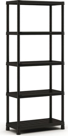KIS Estante Plus 60 Con 5 Estantes Negro