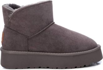 Xti Womens Suede Ankle Winter Boots 142197