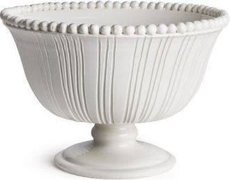 Napa Home & Garden Perla Decorative Footed Bowl in White at Nordstrom