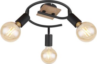 Globo Lighting Focos De Techo Negros 3x E27