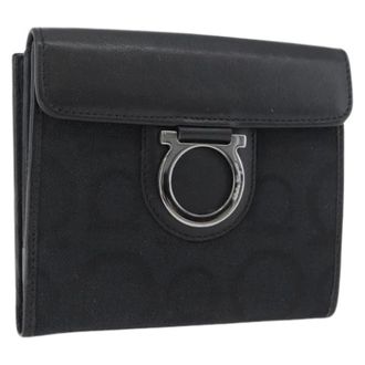 Ferragamo Portafoglio in nylon Pre-owned - - Pre-owned - Donna - Nero - ONE SIZE