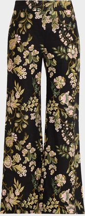 Cara Cara Josephine Floral Linen Pants