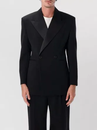 Saint Laurent wool single-breasted tuxedo jacket