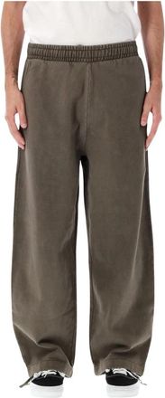 Obey Lowercase Pigment Sweatpant - Heren - Sweatpants - Groen - M - Katoen - Broeken