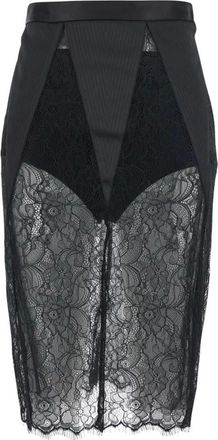 Elisabetta Franchi Mujer, Faldas, Negro, Talla: XL