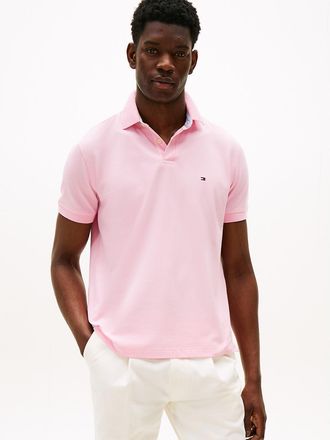 Tommy Hilfiger Mens Regular Fit Stretch Tommy Polo - Pink - XXL
