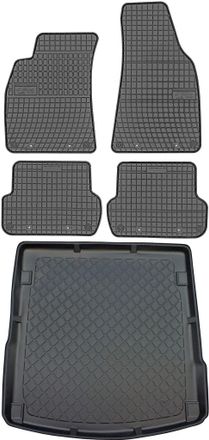 OEM Juego De Alfombrillas De Goma Para Coche Y Alfombrilla Para Maletero Para Audi A4 B6 B7 Sed&aacute;n (2001-2007)