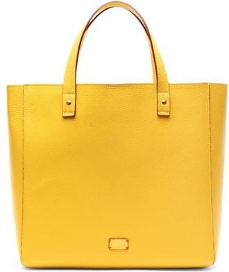 Frances Valentine Large Margaret Leather Tote in Canary at Nordstrom