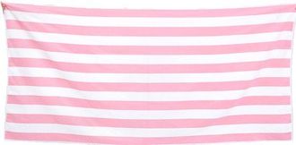 OEM Toalla De Playa - Toalla De Ba&ntilde;o Absorbente Y Sostenible - Algod&oacute;n - Estampado De Rayas Azul Claro Cl&aacute;sico - 90 X 180 Cm
