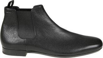 Prada Leren Chelsea Boots - Heren - Chelseaboots - Zwart - 42 EU - Leer - Schoenen