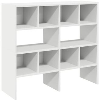 vidaXL Shoe Racks 2 pcs Stackable White 89.5x30x40 cm Vidaxl