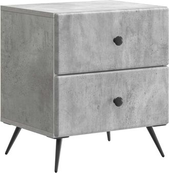vidaXL Armario De Noche Gris Hormig&oacute;n 43 X 34,5 X 47,5 Cm Vidaxl