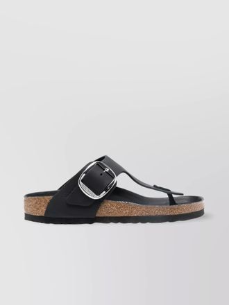 Birkenstock big buckle leather sandals