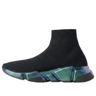 Balenciaga (WMNS) Balenciaga Speed 2.0 Iridescent Black 617196W2DDB1040