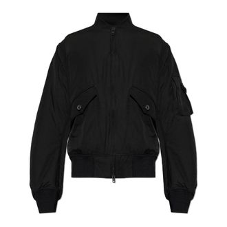 Yohji Yamamoto Nylon Bomberjack - Heren - Bomber jackets - Zwart - L - Nylon - Jassen