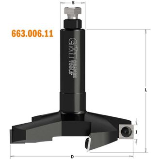 CMT Fresa Cuch. Revers. Z4 S:20x50 D:100x12x90 Dx Cmt