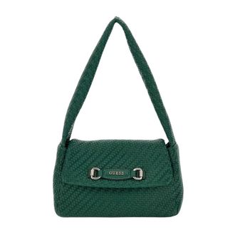 Guess Shoulder Bags, female, Green, Size: ONE SIZE Francy Flap Shoulder Bag