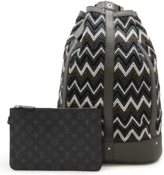 Louis Vuitton Pre-owned PVC/Leder Monogram Eclipse 2-way Rugzak - Heren - Vintage Rugzakken - Veelkleurig - ONE Size - Vintage