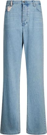 Liu Jo Denim Straight - Dames - Regular Fit Jeans - Blauw - W30 - Denim - Jeans