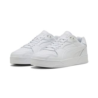 Puma Sneaker PUMA RBD BREAK LOW, Damen, Gr. 42,5, weiss (puma wei&szlig;, cool light gray, puma schwarz), Leder, mehrfarbig, Schuhe Sneaker