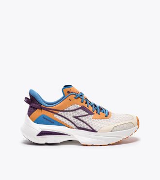 Diadora Mens Frequenza Sneaker In Whisper White Sunset Purple