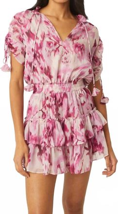Misa Becca Mini Dress In La Vie En Rose