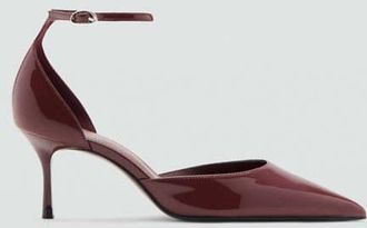 Mango Scarpe tacco kitten cinturino marrone - Donna - 35 - MANGO