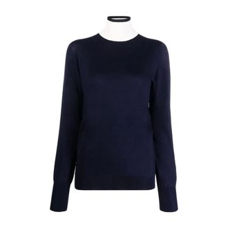 Jil Sander Dames, Truien, Zwart, Maat: S Wol