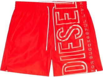 Diesel Costume da bagno Soccer-41-D-Core con logo - Rosso