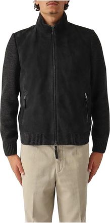 The Jack Leathers Heren, Jassen, Blauw, Maat: 3XL Leer