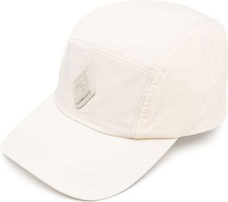 A-Cold-Wall* panelled logo-plaque cap - men - Elastane/Zamak/Nylon/Polyester - One Size - Neutrals