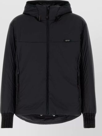 Prada renylon padded jacket hood quilted design