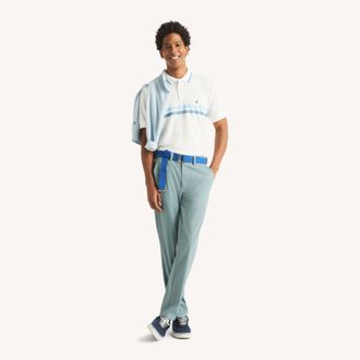 Nautica Mens Flat-Front Performance Pant