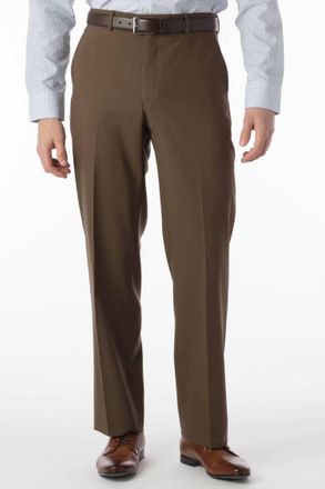 Ballin Dunhill Super 120S Wool Travel Twill Comfort Eze Trouser In Saddle